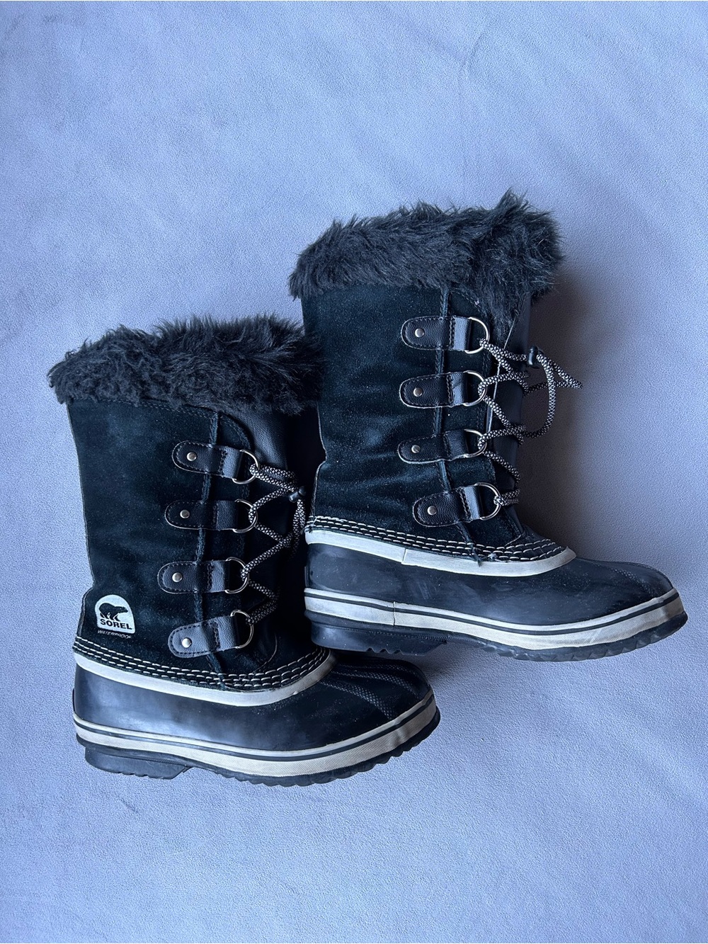 Sorel ~ Joan of Arctic Winter Boot ~ Youth Size 4 ~ Black